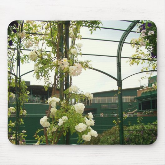 ウィンブルドンのマウスパッドの花 マウスパッド (正面)