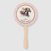 ウィンプレイスショー競走馬ダービーレッド ハンドファン (裏面)