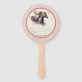 ウィンプレイスショー競走馬ダービーレッド ハンドファン (正面)