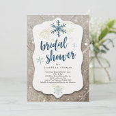 ウィン素朴タースノーブライダルシャワー 招待状 (スタンド正面)