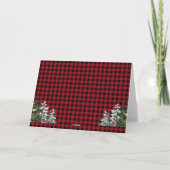 ウィン素朴ター・レッド・トラック・サンキューカード・ノート サンキューカード (裏面)