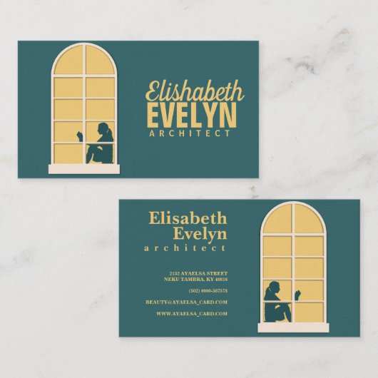 ウィン読ドウマン 名刺 (正面/裏面)