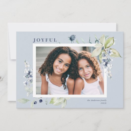 ウィン霜の降りたターベリーズホリデーカード シーズンカード (正面)