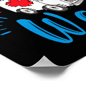 ウィーウアマーエムットアマー救急医療隊員救急車 ポスター (角)