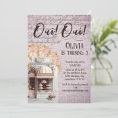 ウィーウィーが3つのパリカフェ誕生日パーティーを回す 招待状 (スタンド正面)