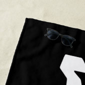 ウィーウィー新婚ブライド白黒ビーチタオル ビーチタオル (インサイチュ)