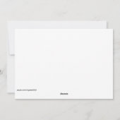 ウィーエスの絵「本の束を持つサンタ」 シーズンカード (裏面)