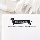 ウィーカスタムネルドッグとの差出人住所ラベル ラベル (インサイチュ)