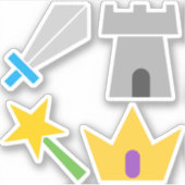 ウィーキルトのファンタジーコンターのシール シール (正面)