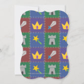 ウィーキルトファンタジーの赤ちゃんシャワー招待状 招待状 (裏面)