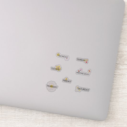 ウィークの日プランナーシール花 シール (詳細)