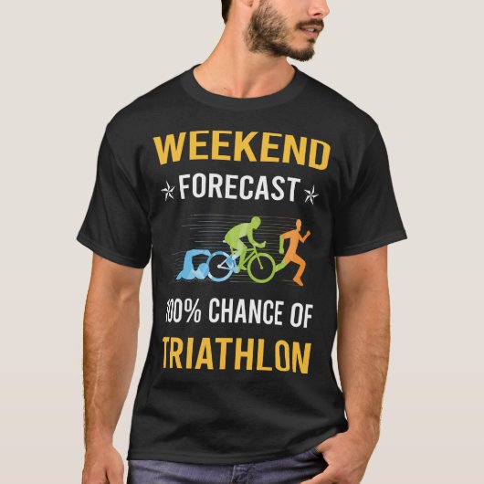 ウィークエントトライアスロン選手 Tシャツ (正面)