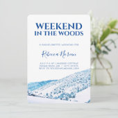 ウィークエンドインザウッズバチェロレッテ招待状 招待状 (スタンド正面)
