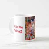 ウィークエンドココナッツサムマグへの耳 コーヒーマグカップ (正面左)