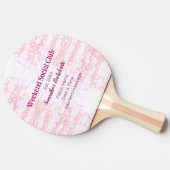 ウィークエンドソーシャルクラブピンクグリッターバチェロレッテパーツ 卓球ラケット (横)
