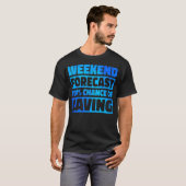 ウィークエンド予報 ケイビング100% スペルンカー Tシャツ (正面フル)