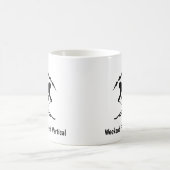 "ウィークエンド予報:バーティカル" コーヒーマグカップ (中央)