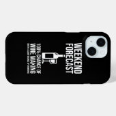 ウィークエンド予報 - ワイン作り100% Case-Mate iPhoneケース (裏面 (横))