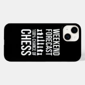 ウィークエンド予報 - 100% チェスの確率 Case-Mate iPhoneケース (裏面 (横))
