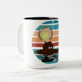 ウィークエンド魚釣りマグ ツートーンマグカップ (正面左)