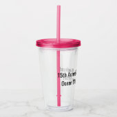 ウィークエンド（カスタマイズ可能） アクリルタンブラー (正面)