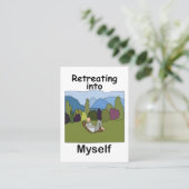 ウィークエンド・ゲットアウェイ 自分自身への退行 ステイケーション 名刺 (スタンド正面)