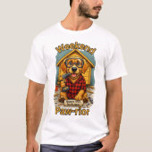 ウィークエンド・ポーりお・面白い犬のdiy作業Tシャツ Tシャツ (正面)
