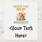 ウィークネスボトルラベル ワインラベル (シングルラベル)