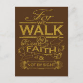 ウィークバイフェイス聖なる書物、 経典引用文 ポストカード (正面)