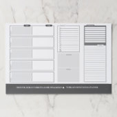 ウィークリーグレーデックプランナー ペーパーパッド (正面)