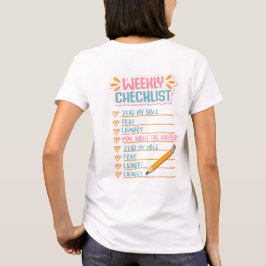 ウィークリーチェックリストTシャツ Tシャツ