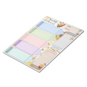 ウィークリープランナーかわいいビー数々のハニー ノートパッド (アングル)