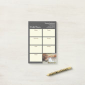 ウィークリープランナーオータムバターメアビレッジイングランド ポストイット (デスク上)