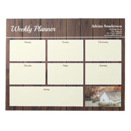 ウィークリープランナーバターメアビレッジイングランドオータム ノートパッド