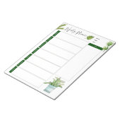 ウィークリープランナーミニマル工場イラストレーション ノートパッド (アングル)