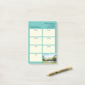 ウィークリープランナーレイクバターメアクンブリアイングランド ポストイット (デスク上)