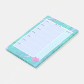 ウィークリーミールプランナーショッピングリストLiquid Marble ポストイット (アングル)