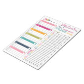 ウィークリーミールプランナー ノートパッド (アングル)