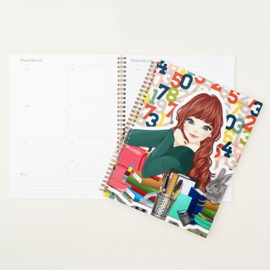 ウィークリー最高のプ計画学校 プランナー手帳 (ディスプレー)