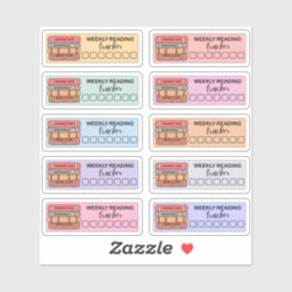 ウィークリー読ンズジャーナルトラッカー書誌プランナー シール