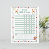 ウィークリーCrix Tracker Printable - Lama Edition (スタンド正面)