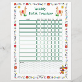 ウィークリーCrix Tracker Printable - Lama Edition