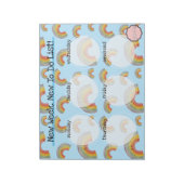 ウィークリーTo Doリスト、かわいいレインボー ノートパッド (回転)