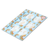 ウィークリーTo Doリスト、かわいいレインボー ノートパッド (アングル)