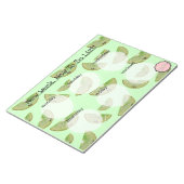 ウィークリーTo Doリスト、かわいいKiwi Slice ノートパッド (アングル)