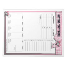 ウィークリーTo Doリスト – ピンクのリボンとスカル