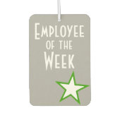 ウィーク賞の従業員 カーエアーフレッシュナー (正面)