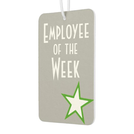 ウィーク賞の従業員 カーエアーフレッシュナー (左)