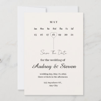 ウィーク・オブ・ラブ結婚式招待状 招待状