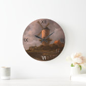 ウィーク・ビジ・デュルステデの風車: ラージ壁時計 (ホーム)